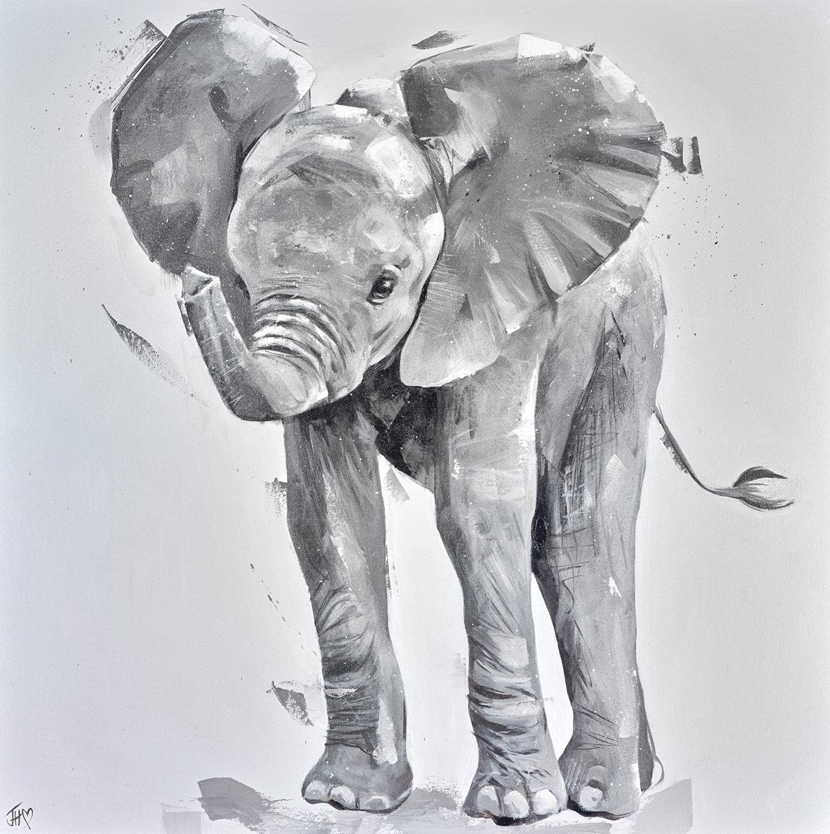 Elephant Calf Sparkle - Jennifer Hogwood