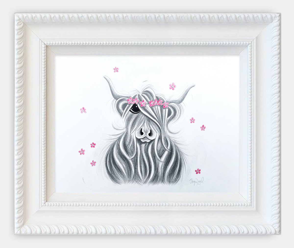 Little Blossom Drawing - Jennifer Hogwood