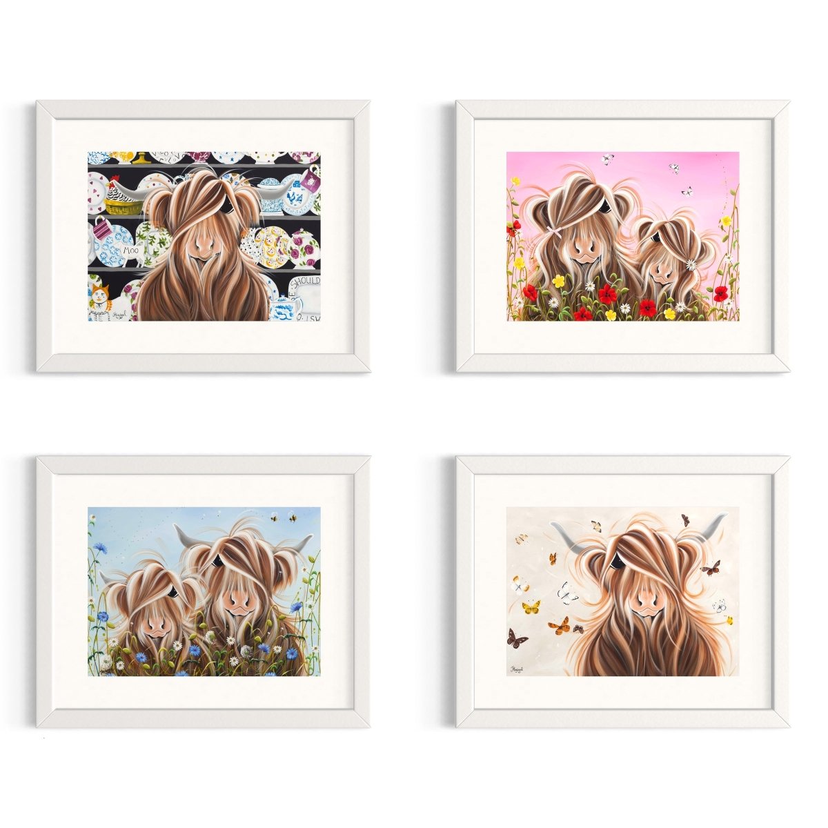 Set Of Four (Framed) - Jennifer Hogwood