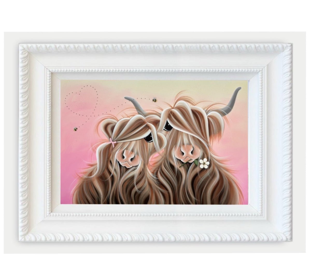 Sunset With Moo - Jennifer Hogwood