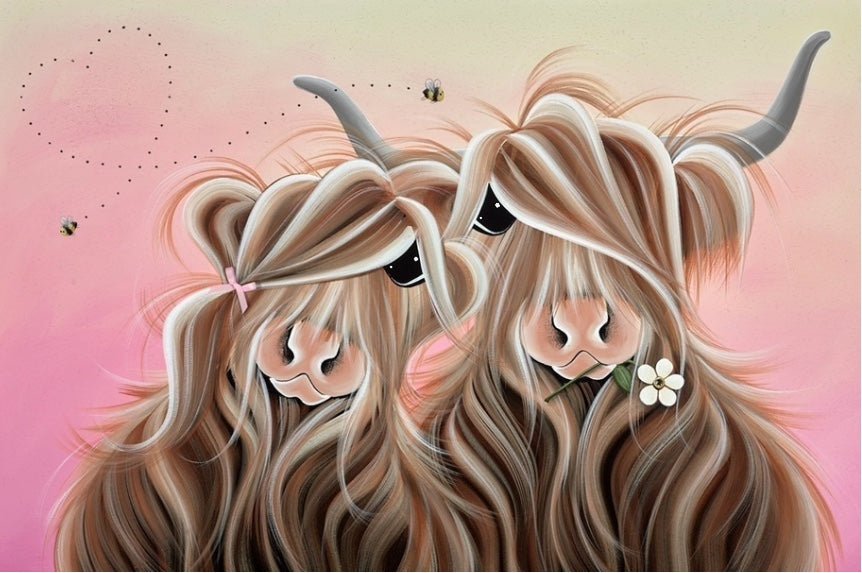 Sunset With Moo - Jennifer Hogwood